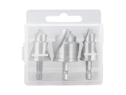 Broca De Elevación De 3 Piezas Con Vástago Hexagonal De 1/4 De Pulgada, Broca Escalonada Para Reparación De Tuberías De Agua De Pvc Ppr De 15-19 Mm, 18-24 Mm Y 24-31 Mm.