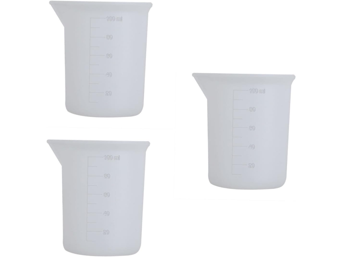 Vasos Graduados Transparentes. Permiten Medir Líquidos Con Precisión Sin Desperdiciar Nada. Tazas Medidoras.