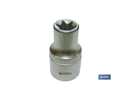 Llave de vaso 1/2 torx hembra e-24