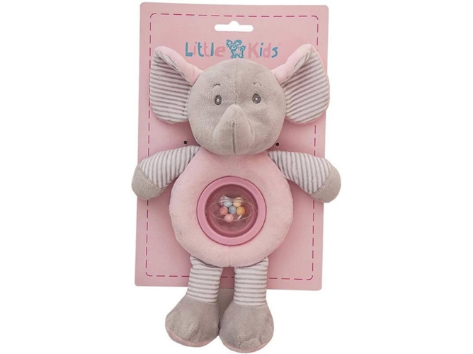 Sonajero DISFRAZZES de Elefante con Bolitas (25 cm - Rosa)