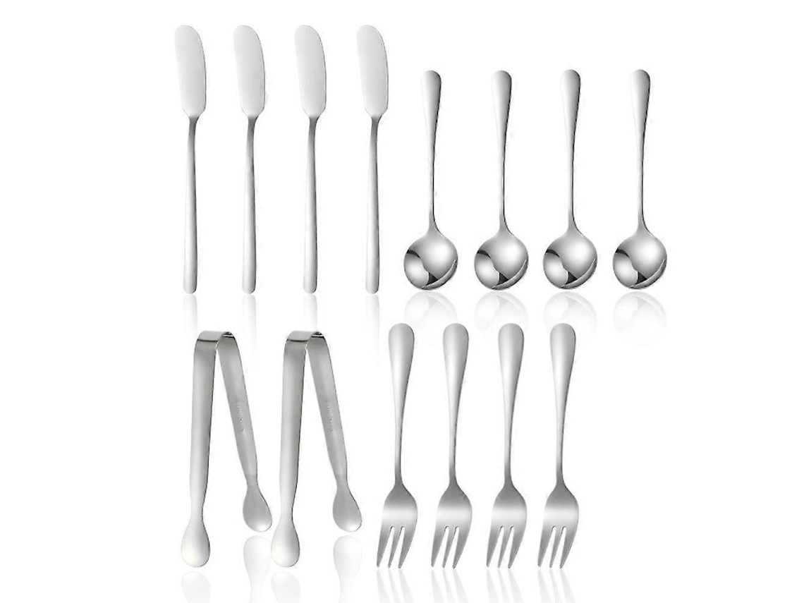 Juego de 14 cuchillos de acero inoxidable para cortar queso, mantequilla y mermelada. Rosewell