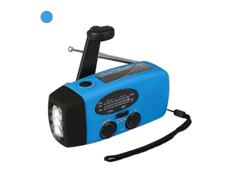 Radio Cargador solar de la linterna del tiempo del dínamo de Am/Fm de la manivela solar de la emergencia