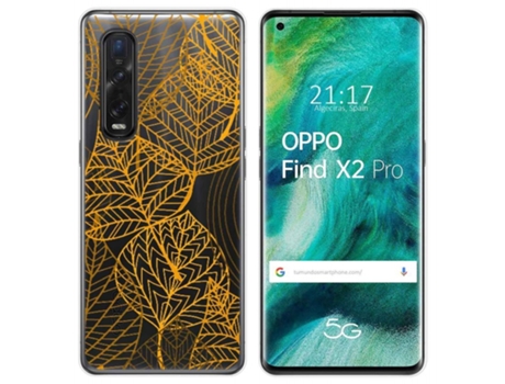 Carcasa Oppo Find X2 Pro TUMUNDOSMARTPHONE Dibujos Transparente Multicolor