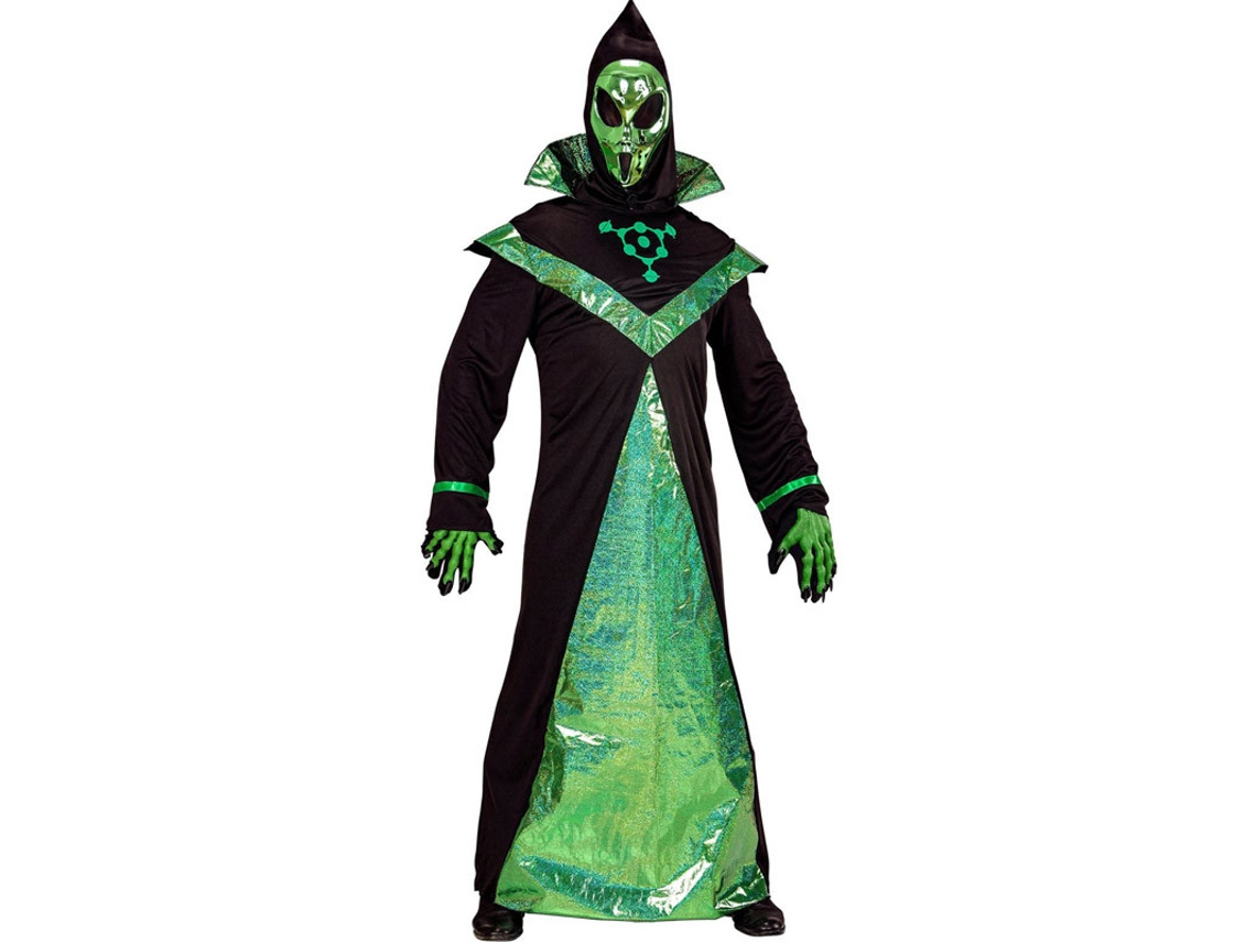 Disfraz de Hombre WIDMANN alienígena espacial con túnica (Tam.: L)