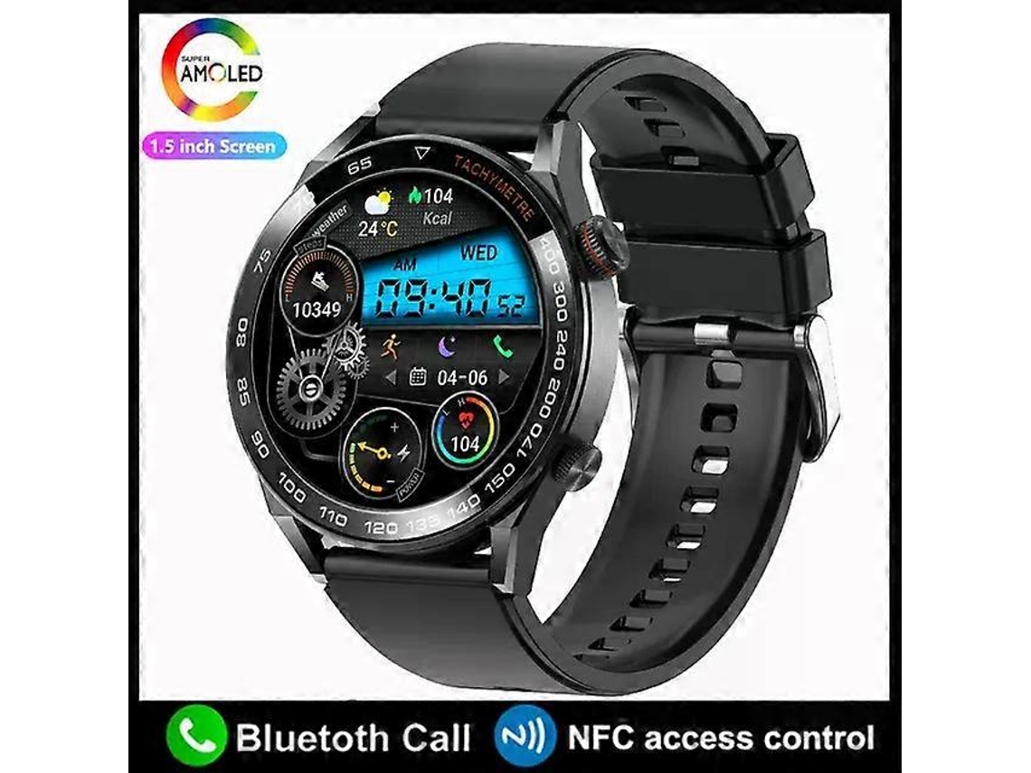 Reloj inteligente NFC para adultos 3 Pro, pantalla HD, control del ritmo cardíaco, Bluetooth, llamadas, IP68, resistente al agua, 2025, nuevo Ly Ebike