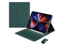 Funda con teclado para Samsung Galaxy Tab S11 de 11 pulgadas con ratón, verde oscuro Digitallab (2025)