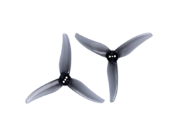 Gris Transparente 2 Pares Gemfan 3520-3 3520 Hélice Pc 3.5" 3 Palas Eje 1.5mm 3 Agujeros Rc Drone Fpv Racing Compatible Motores 1806-2004