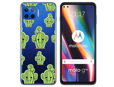 Carcasa Motorola Moto G 5G Plus TUMUNDOSMARTPHONE Cactus Multicolor