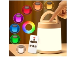 Lámpara Guardería Portátil Yizhood Control Remoto Temporizador Blanco