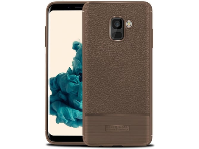 Carcasa Samsung Galaxy A8 2018 Protective Marrón