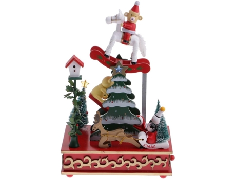 Árbol de Navidad ZMDECQNA Caja Música Papá Juguetes Cuerda Cajas