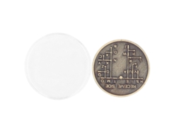 Moneda De Entrenamiento De Cobre Galvanizado Para Código Morse (cw) Para Radioaficionados Principiantes, 30x30x3 Mm.