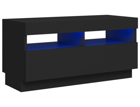 Mueble para la televisión VIDAXL Negro Madera contrachapada (80x35x40 cm)