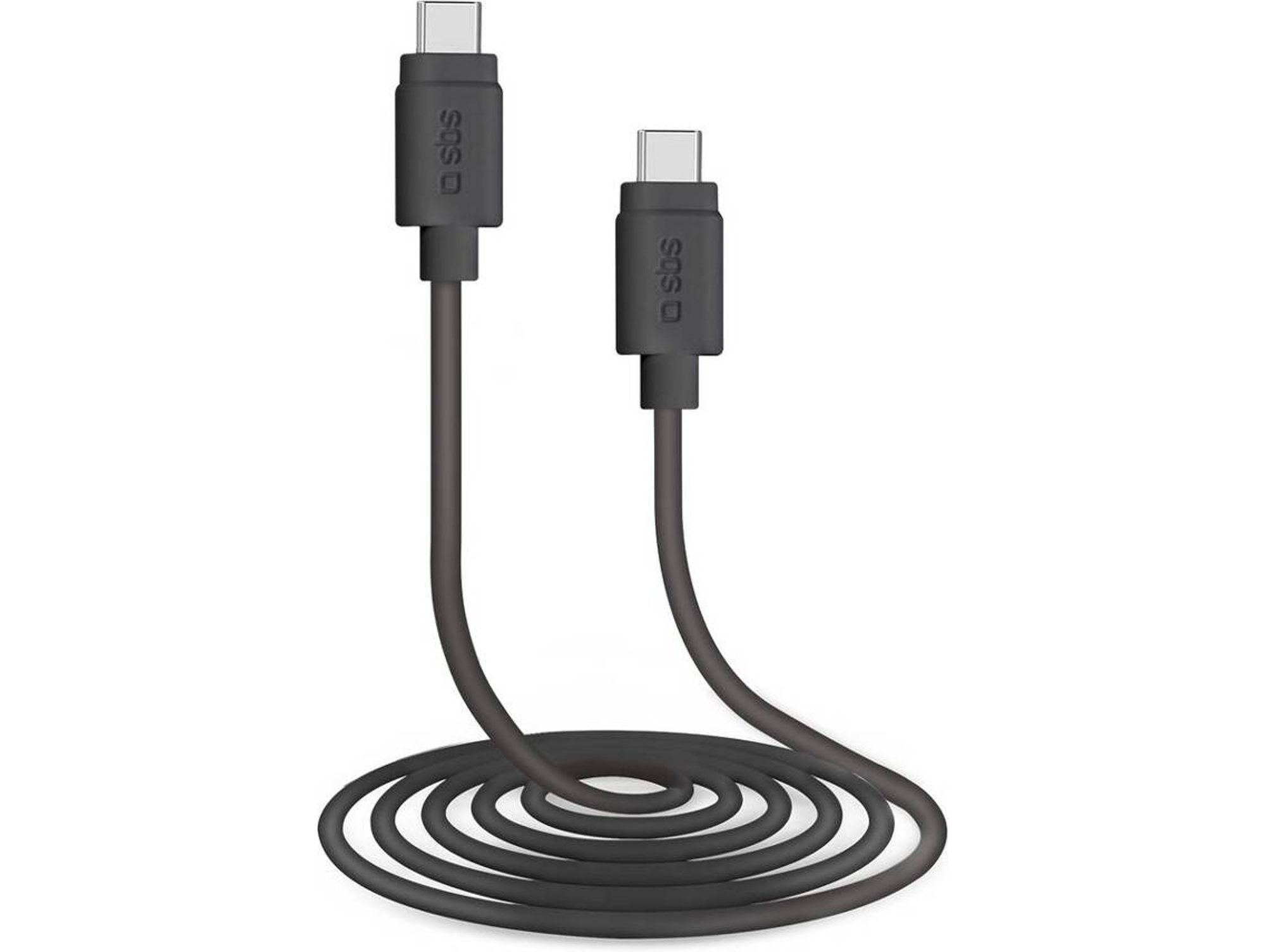 Cable SBS TECABLETCC31K (USB-C - USB-C - 1.5 m - Negro)