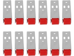12 2 Ruedas De Soporte Antideslizantes Para Puertas De Madera (cm)