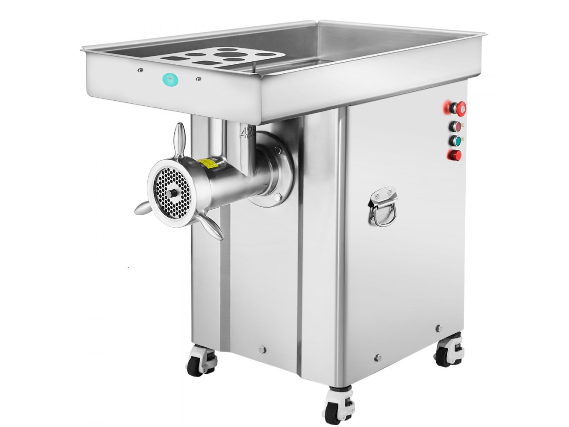 Picadora de carne industrial de acero inoxidable Tekmaquinas de 4000 W