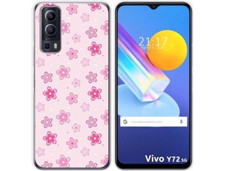 Carcasa Vivo Y52 5G TUMUNDOSMARTPHONE Flores Multicolor