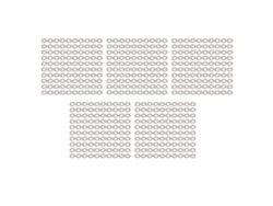 500 Arandelas Planas De Acero Inoxidable M4, 5 Mm De Diámetro Interior X 10 Mm De Diámetro Exterior, 0,5 Mm De Espesor.