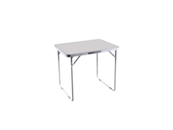 Mesa Plegable Blanca 80x60 cm para Playa y Camping Marbueno Verano
