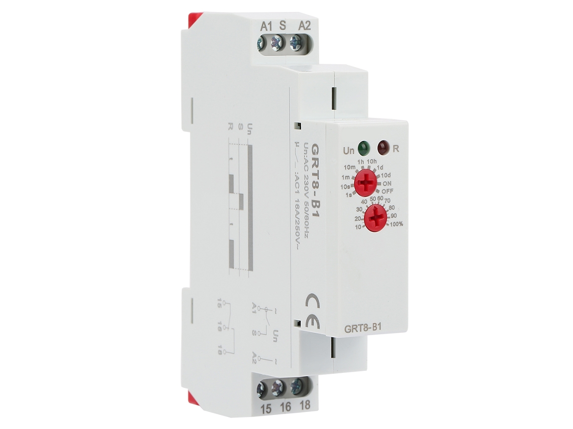 Relé Temporizador Apagado Retardo Din Rail Ac 220v