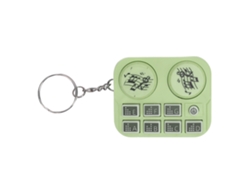 Lámpara llavero colorida Mini reproductor de DJ Modo automático y manual Portátil Amarillo Verde