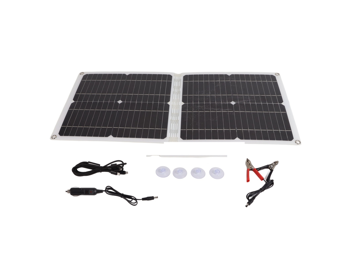 Kit De Panel Solar (plegable Y Portátil, Carga Eficiente) Panel Solar Monocristalino De 5v 40w (jh-40wzb)
