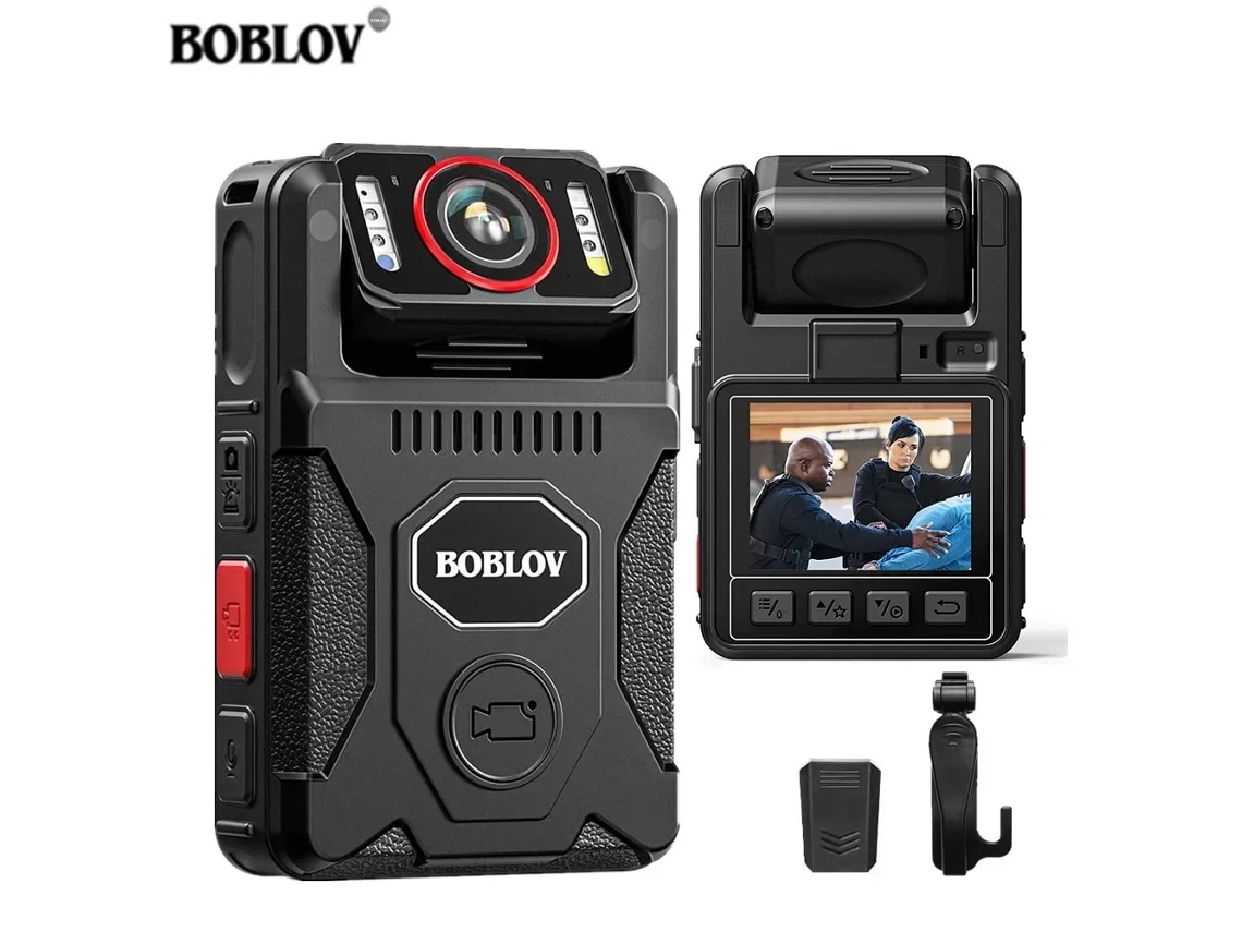 Cámara Corporal Gps 4k, Disco Duro De 128 Gb, Cámara Giratoria De 180°