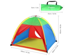 Tienda de juegos portátil Mali para niños, para interior y exterior, con bolsa de transporte.