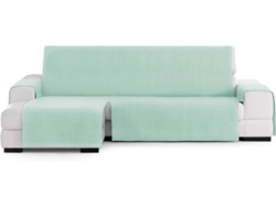 Funda Chaise Longue TODOPARAMICASA Levante Verde (Brazo Izquierdo - Tela  - 240 cm)
