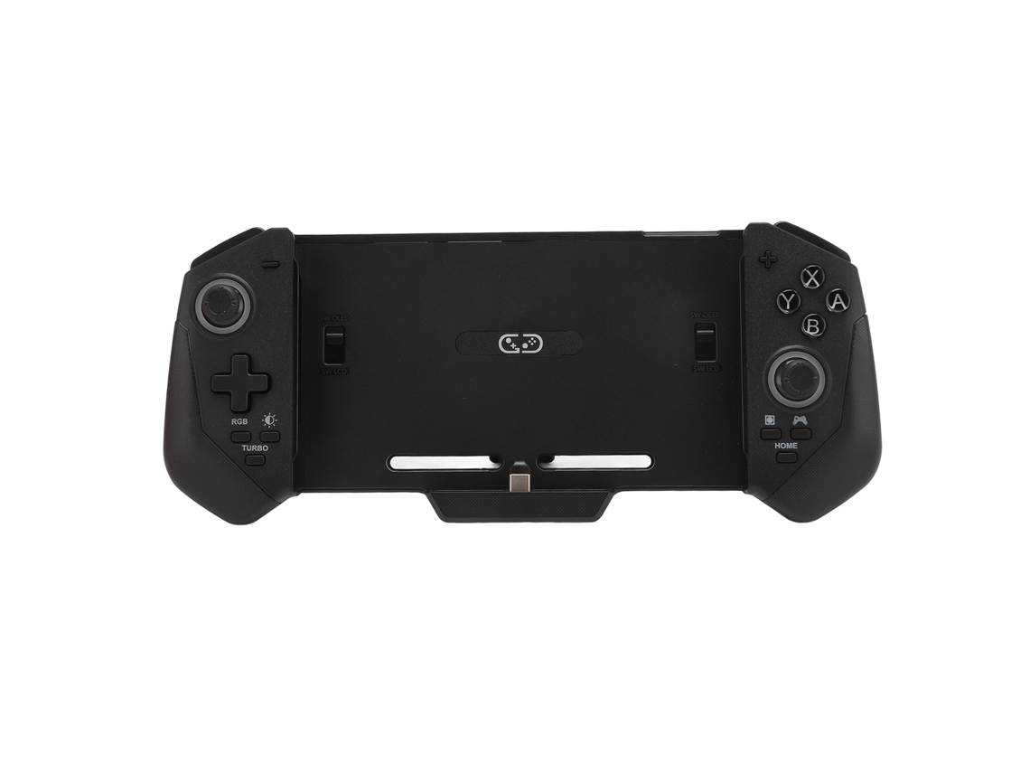Controlador De Juego (giroscopio De 6 Ejes, Vibración De Doble Motor) Mando Rgb Enchufable Para Switch Oled