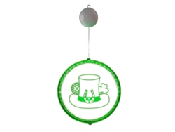 2026-luz Decorativa De San Patricio Con Trébol Shamrock, Señal De Luz Led Verde Para Fiesta, Decoración Interior Y Exterior