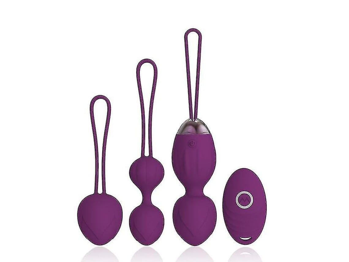 Bolas Kegel, Pesas Kegel, Ejercicios De Suelo Pélvico, Set De Ejercicios Kegel, Bola Vibradora De Silicona Con Control Remoto Chennnls
