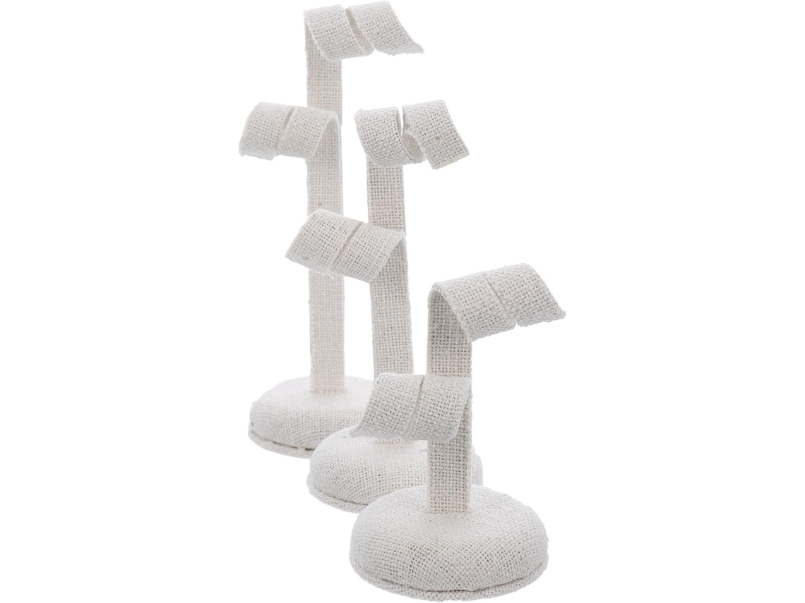 Soportes Exhibir Joyas Ideales Guardar Pendientes Forma Estable Elegante Juego 3 Unidades Hojalata Diseño