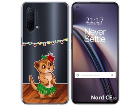 Carcasa OnePlus Nord CE 5G TUMUNDOSMARTPHONE Dibujos Transparente Multicolor
