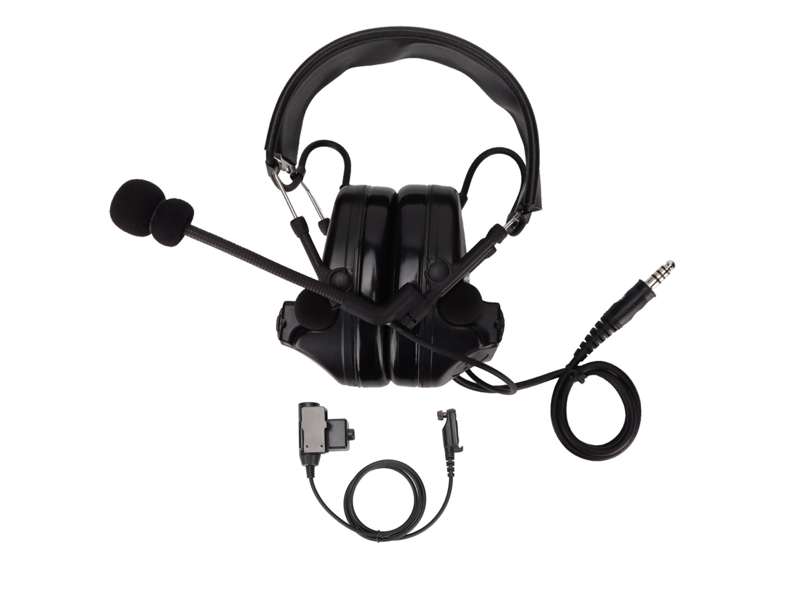 Auriculares militares (reducción de ruido, PTT U94)