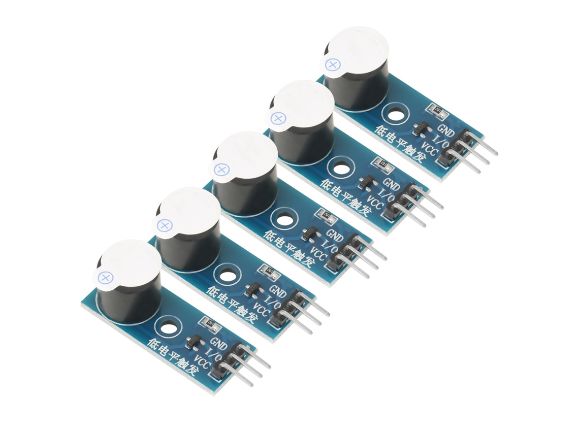 5 Módulos De Zumbador Activo De 3,3 V A 5 V Con Alarma Para Juguetes Electrónicos, Dispositivos De Alarma Y Temporizadores.