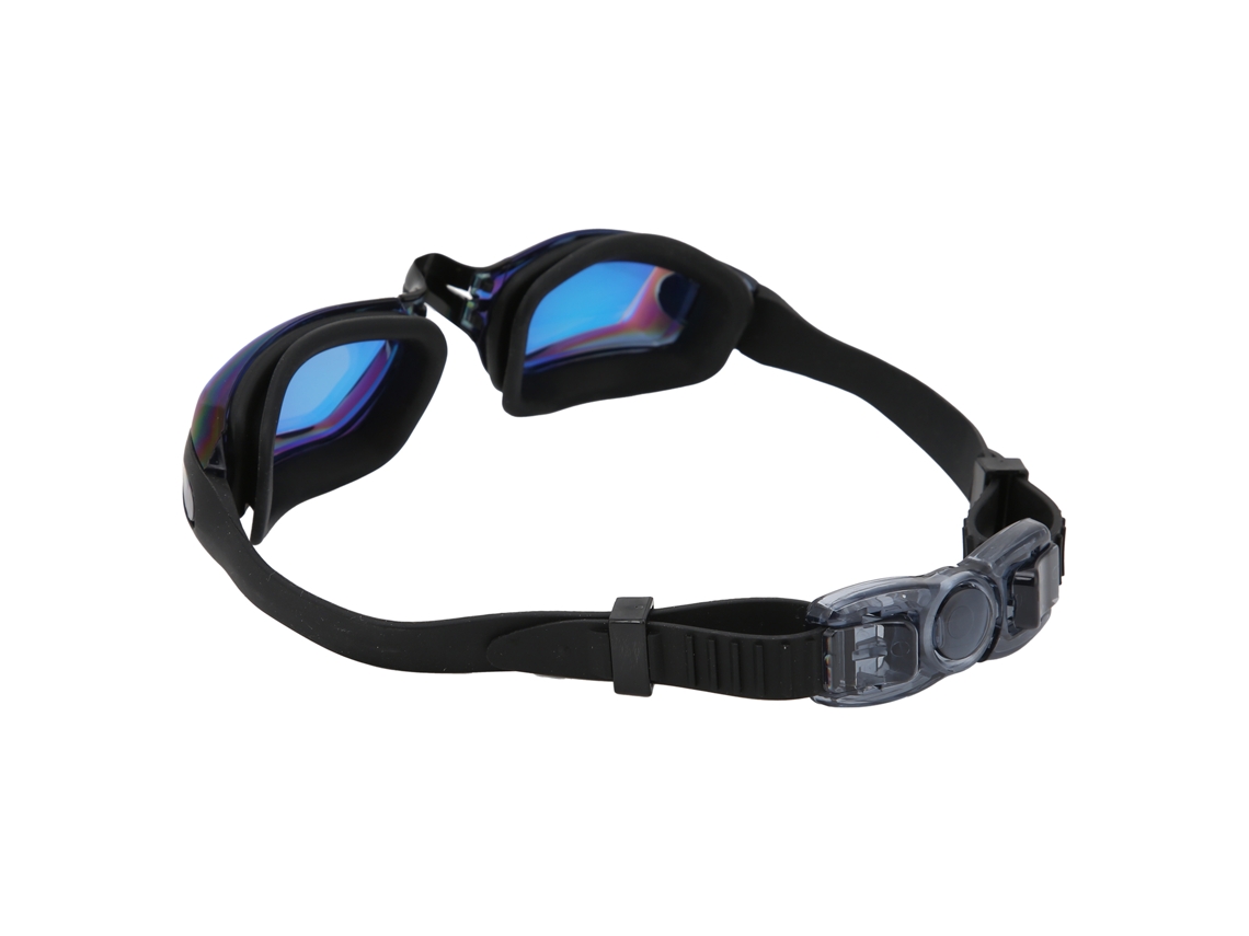 Gafas de natación para adultos antivaho y a prueba de fugas, color naranja rojizo.