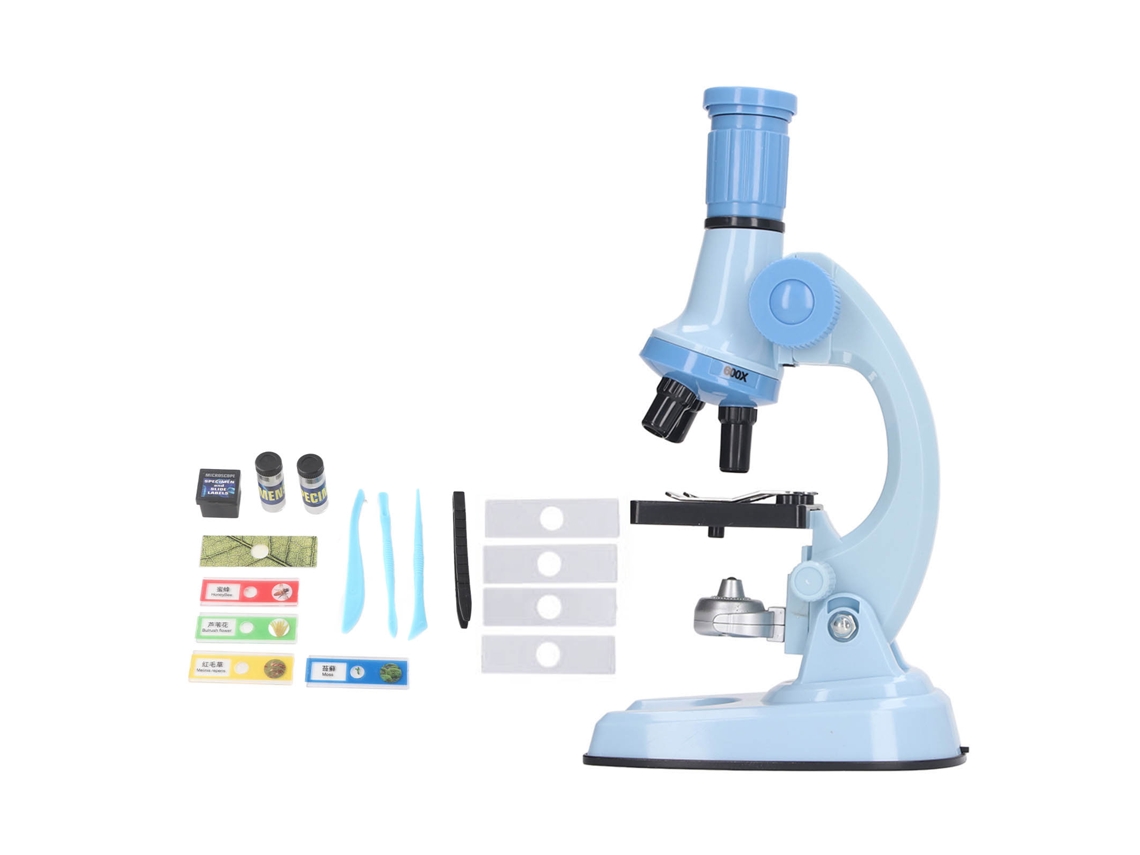 Rebe-microscópio De Brinquedo Educativo Laboratório Biológico Ferramenta Para Crianças Meninas Azul