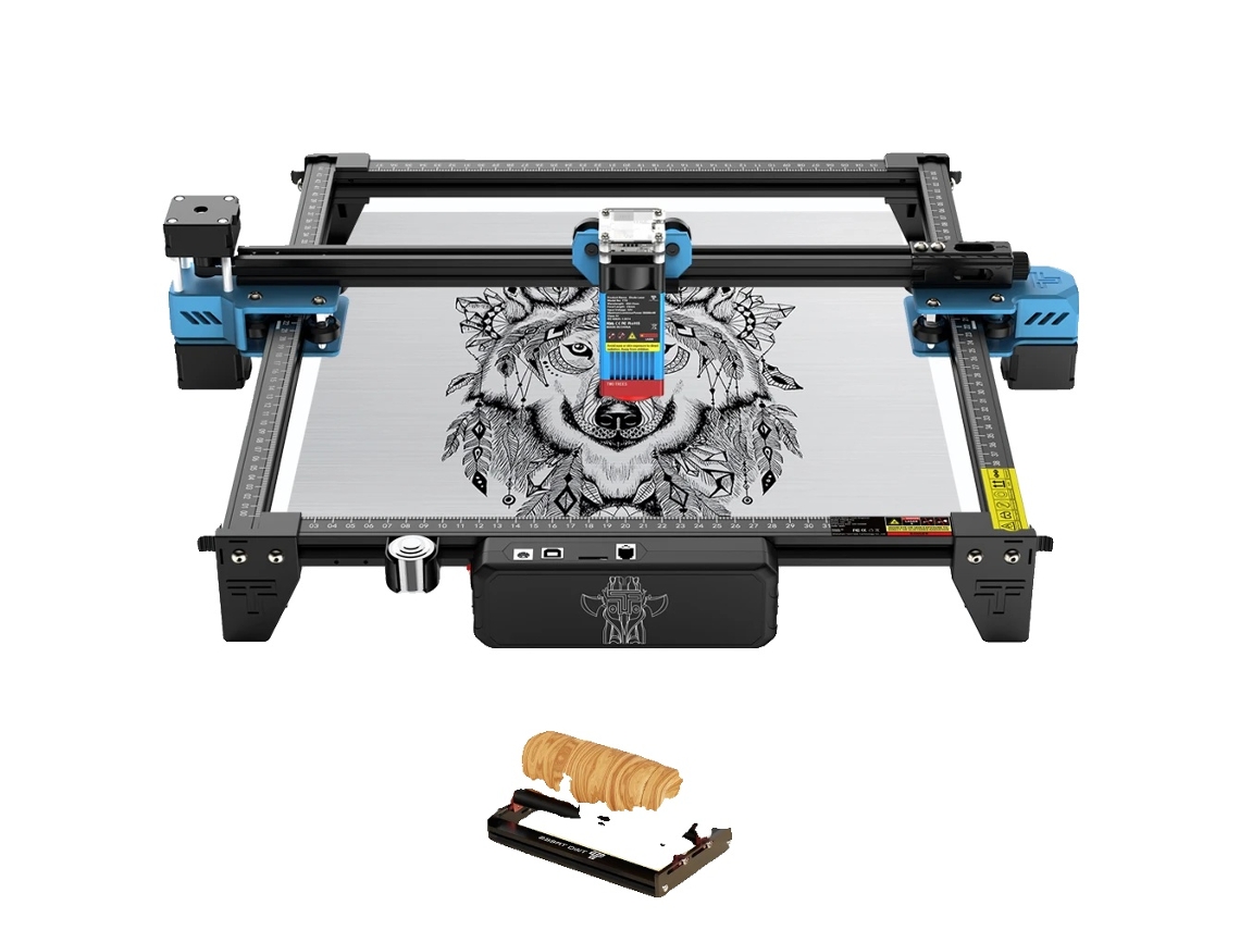 Máquina de grabado láser de alta precisión, compatibilidad versátil con materiales, paquete de 5, 40 W B, enchufe UE B OEM