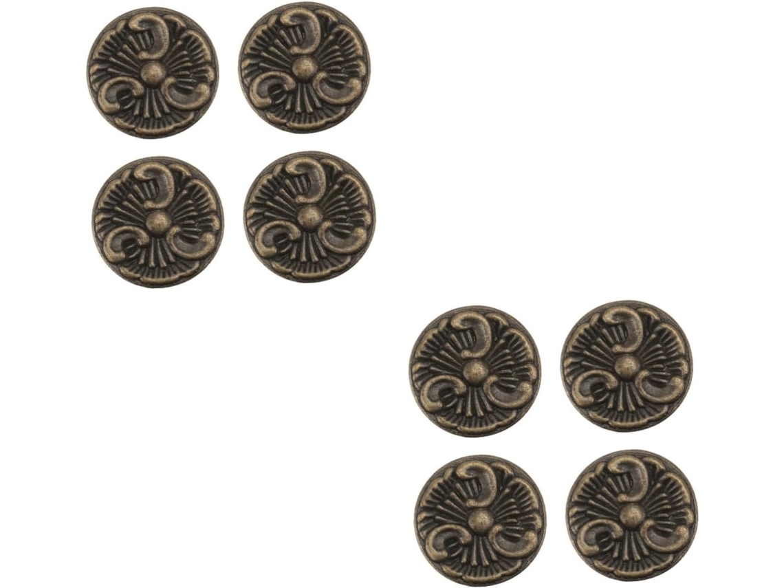 Pomos De Bronce Antiguo Para Muebles, Tiradores Cajones Retro, Accesorios Armarios Y Alacenas