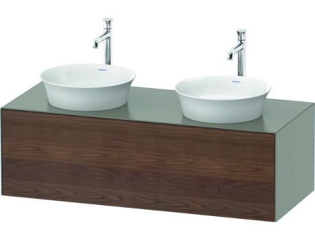 DURAVIT Tulip blanco, mueble de pared, ancho 1300 x fondo 550mm, con 1x extraíble, con tecnología tip-on, WT4978B