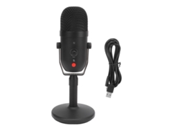 Micrófono de condensador USB 2026 con reducción de ruido cardioide inteligente para juegos, podcasts y grabaciones.