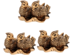 3 Piezas, Estatua Decorativa De Resina De 3 Piezas, Ligera Y Fácil De Regalar Para Bodas Y Enamorados.