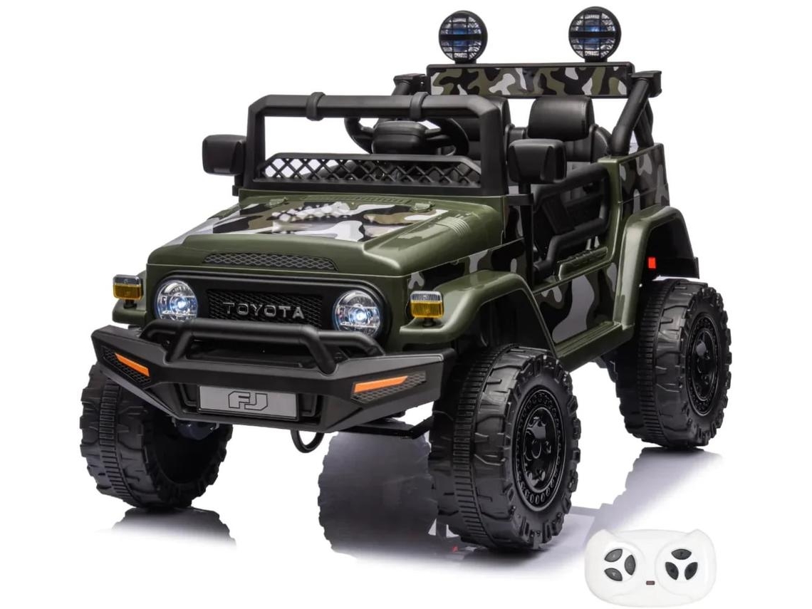 Coche Eléctrico para Niños - Toyota FJ Cruiser 12V - 1 a 6 años - Verde
