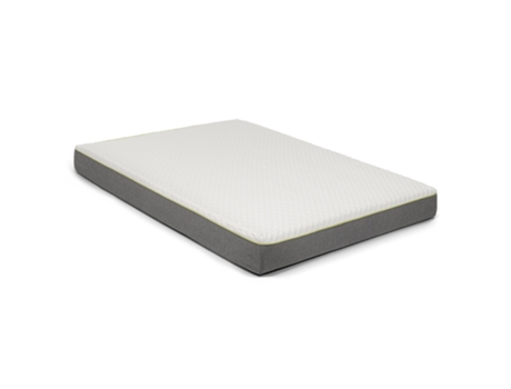Colchón Viscoelástico Ergonómico Transpirable Altura Firmeza BOX FURNITURE Madera Acero Blanco (90x190)