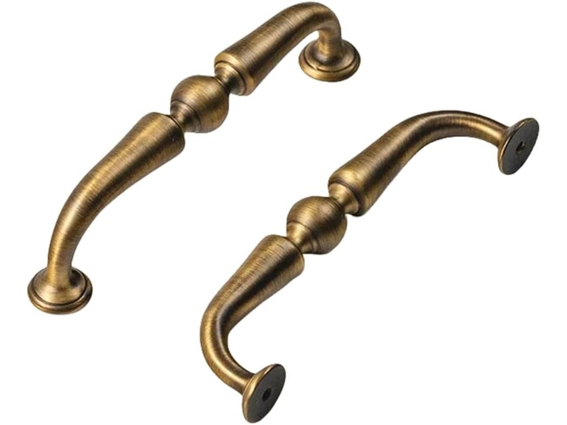 Tiradores De Muebles Retro De Latón Macizo, Estilo Antiguo, C, 6152, 128 Mm