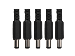 Conectores Dc Macho De 2,1 Mm X 5,5 Mm, Adaptador De Conector Coaxial