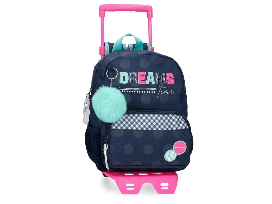 Mochila con Ruedas MOVOM Dreams Time Azul (23x28x10 cm)