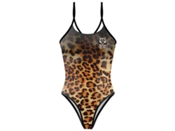 Traje de baño para Mujer OTSO Marrón para Natación (XS)