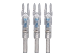 2026-3pcs Nocks Iluminados Para Flechas 6.2mm Diámetro Interno Automatico Luminoso Cola De Flecha Azul Para Exterior